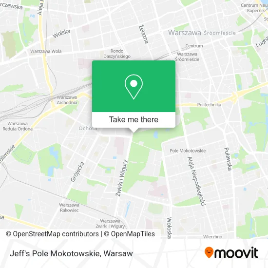 Jeff's Pole Mokotowskie map