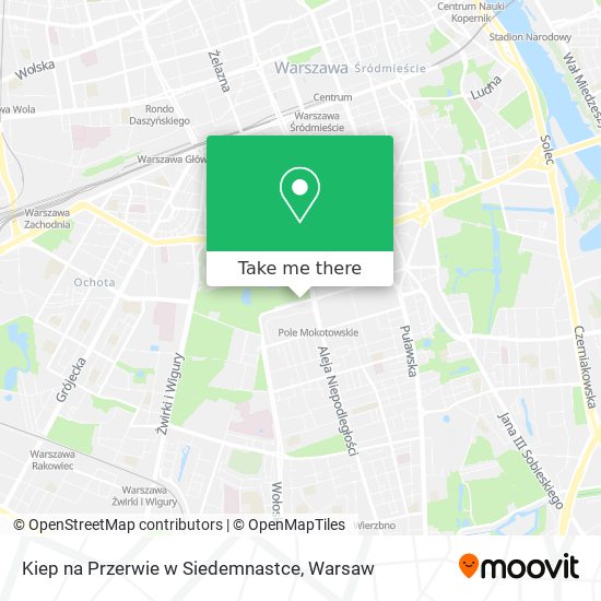 Kiep na Przerwie w Siedemnastce map