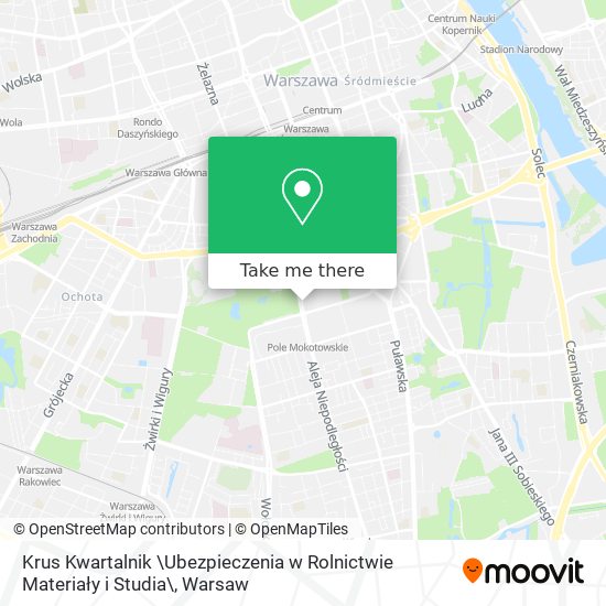 Krus Kwartalnik \Ubezpieczenia w Rolnictwie Materiały i Studia\ map