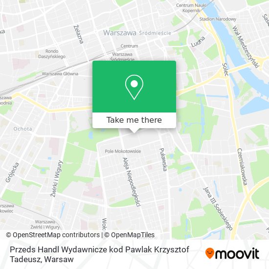 Przeds Handl Wydawnicze kod Pawlak Krzysztof Tadeusz map