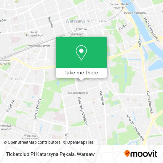 Ticketclub.Pl Katarzyna Pękala map