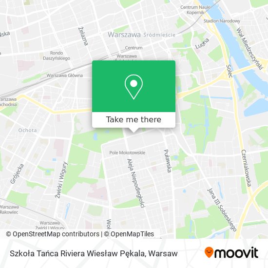 Szkoła Tańca Riviera Wiesław Pękala map