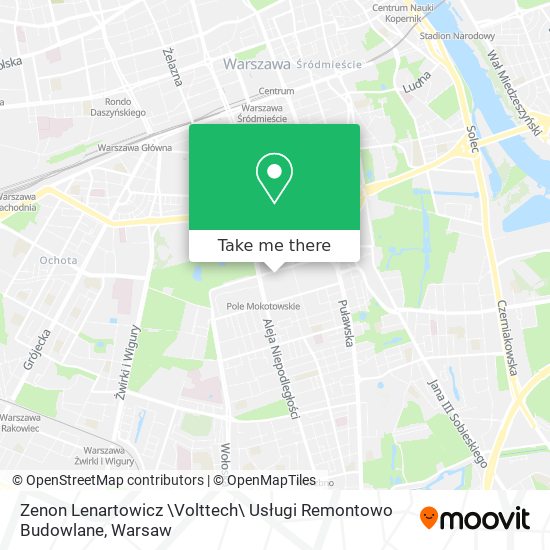 Zenon Lenartowicz \Volttech\ Usługi Remontowo Budowlane map