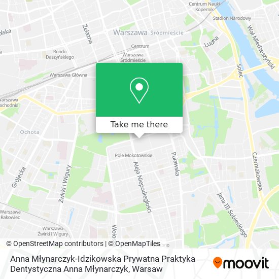 Anna Młynarczyk-Idzikowska Prywatna Praktyka Dentystyczna Anna Młynarczyk map