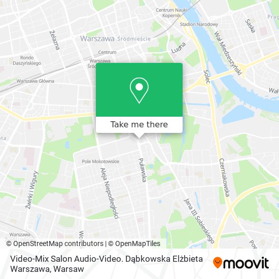 Video-Mix Salon Audio-Video. Dąbkowska Elżbieta Warszawa map