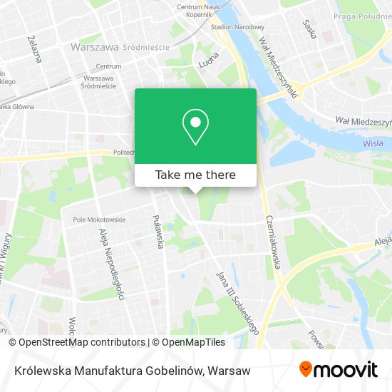 Królewska Manufaktura Gobelinów map