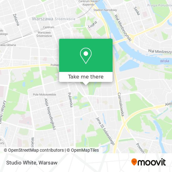 Studio White map