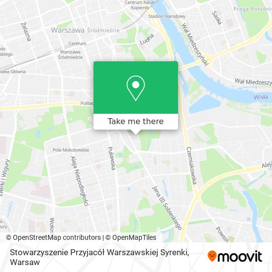 Stowarzyszenie Przyjacół Warszawskiej Syrenki map