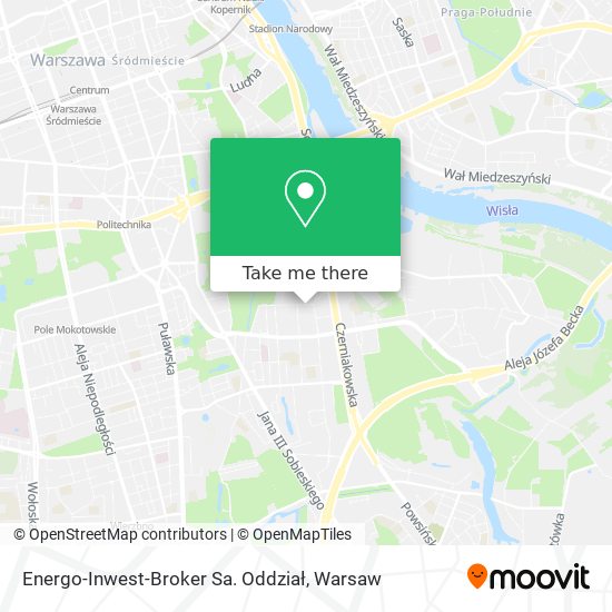 Energo-Inwest-Broker Sa. Oddział map