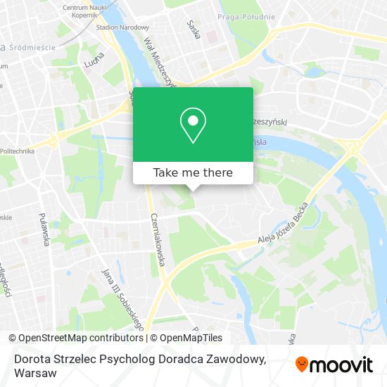 Dorota Strzelec Psycholog Doradca Zawodowy map