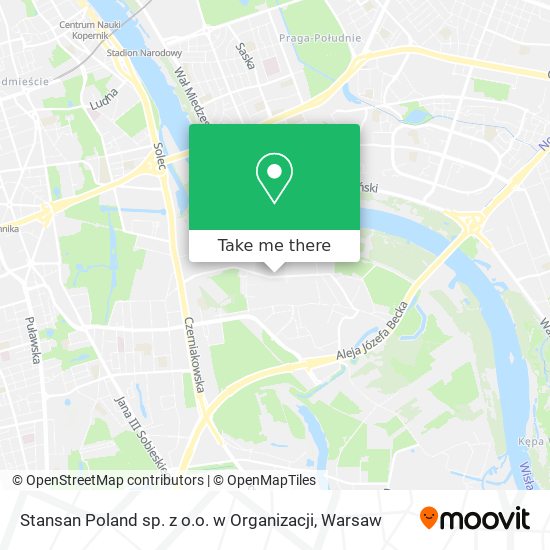 Stansan Poland sp. z o.o. w Organizacji map