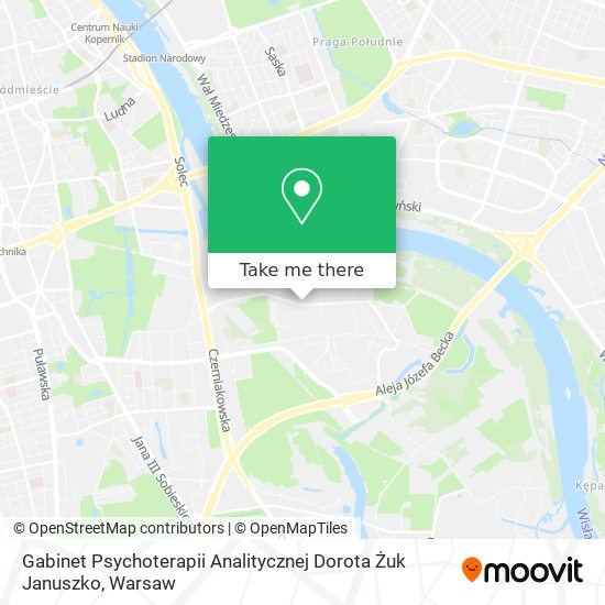 Gabinet Psychoterapii Analitycznej Dorota Żuk Januszko map