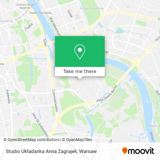 Studio Układanka Anna Zagrajek map