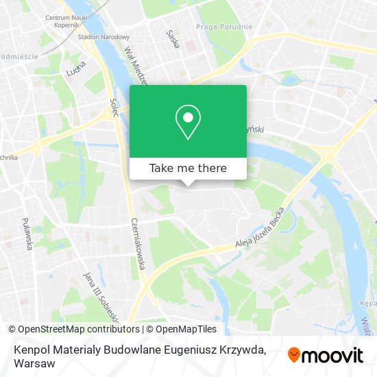 Kenpol Materialy Budowlane Eugeniusz Krzywda map