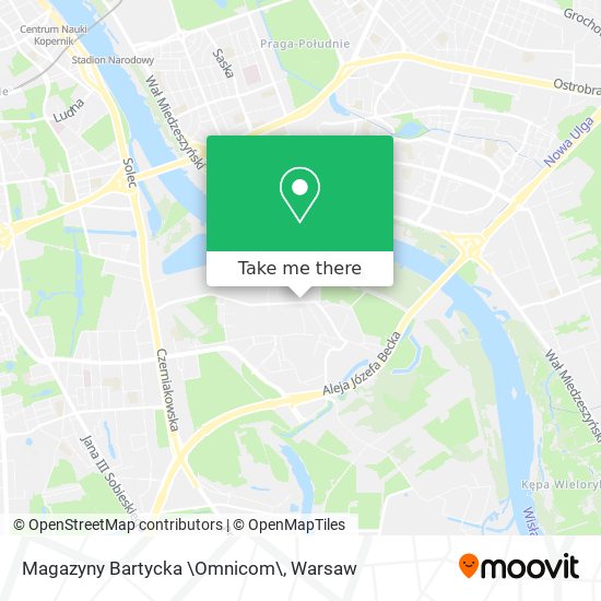 Magazyny Bartycka \Omnicom\ map