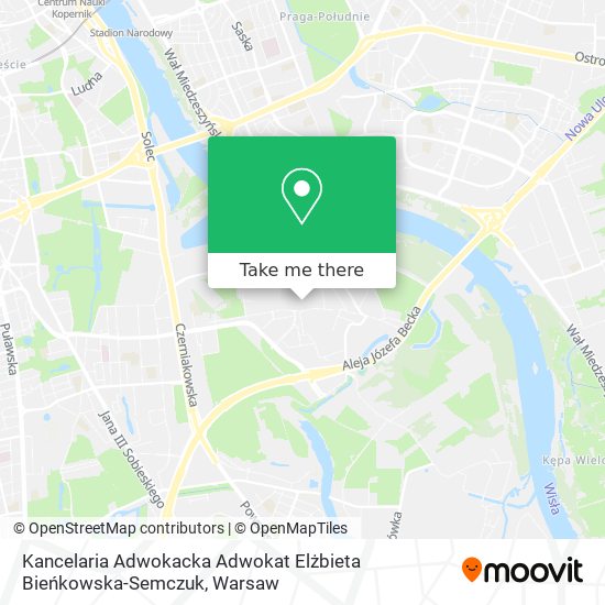 Kancelaria Adwokacka Adwokat Elżbieta Bieńkowska-Semczuk map