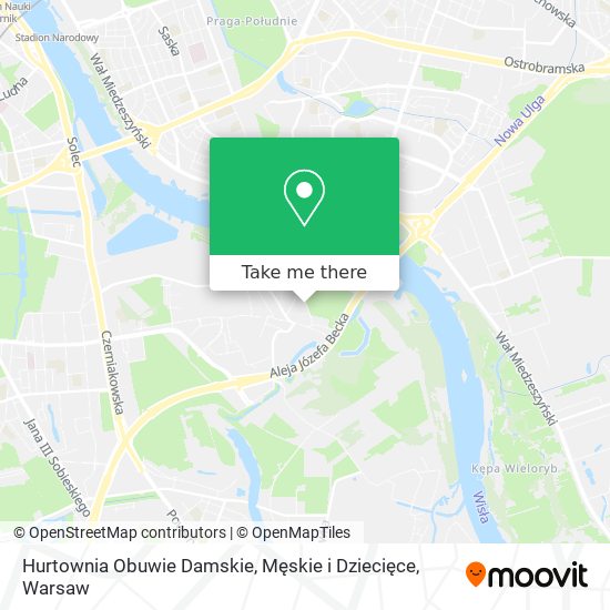 Hurtownia Obuwie Damskie, Męskie i Dziecięce map