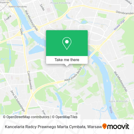 Kancelaria Radcy Prawnego Marta Cymbała map