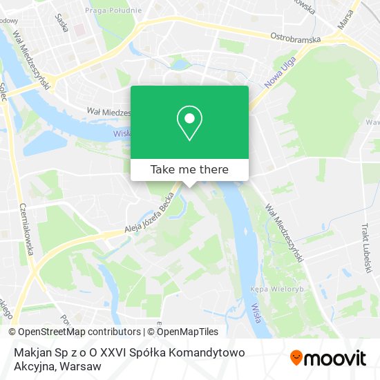 Makjan Sp z o O XXVI Spółka Komandytowo Akcyjna map