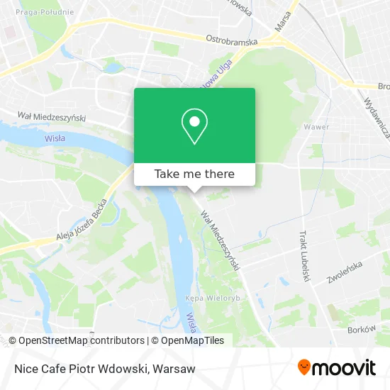 Карта Nice Cafe Piotr Wdowski