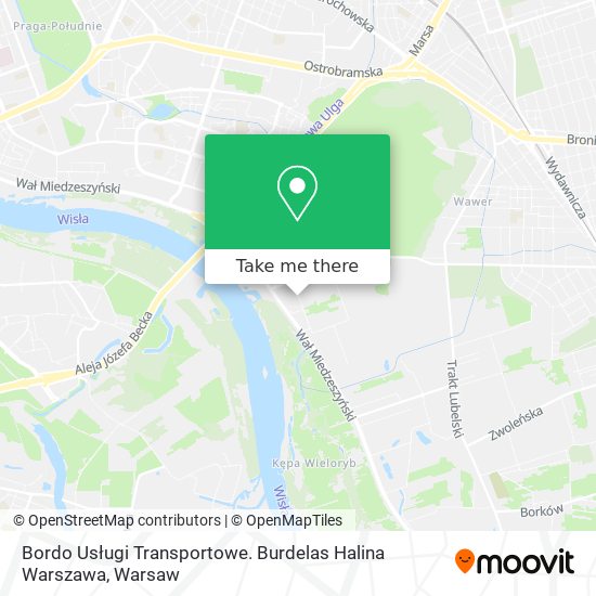 Bordo Usługi Transportowe. Burdelas Halina Warszawa map