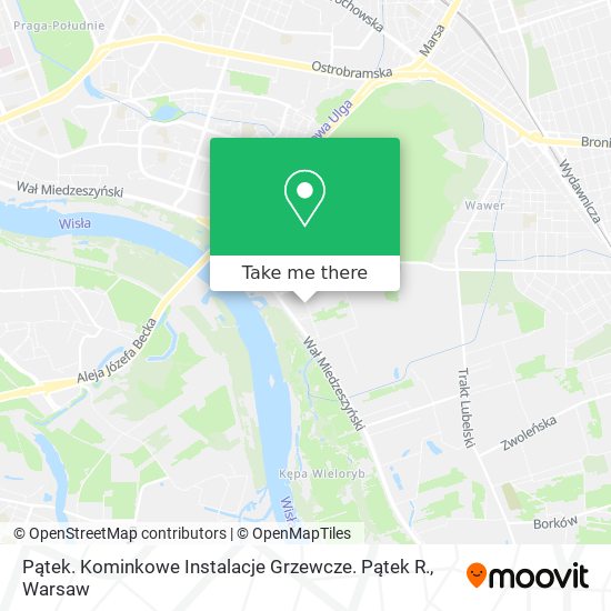 Pątek. Kominkowe Instalacje Grzewcze. Pątek R. map