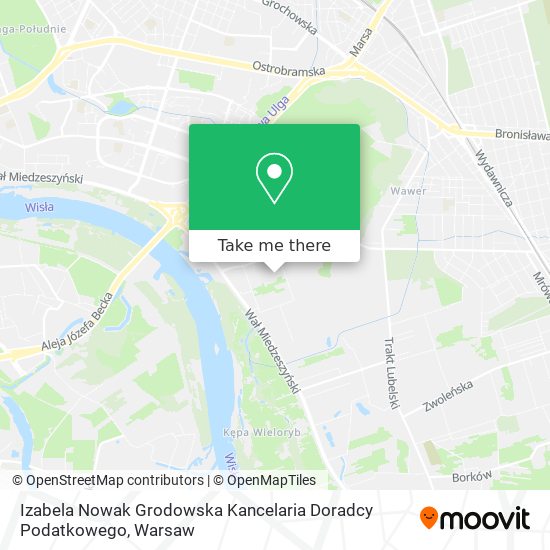 Izabela Nowak Grodowska Kancelaria Doradcy Podatkowego map