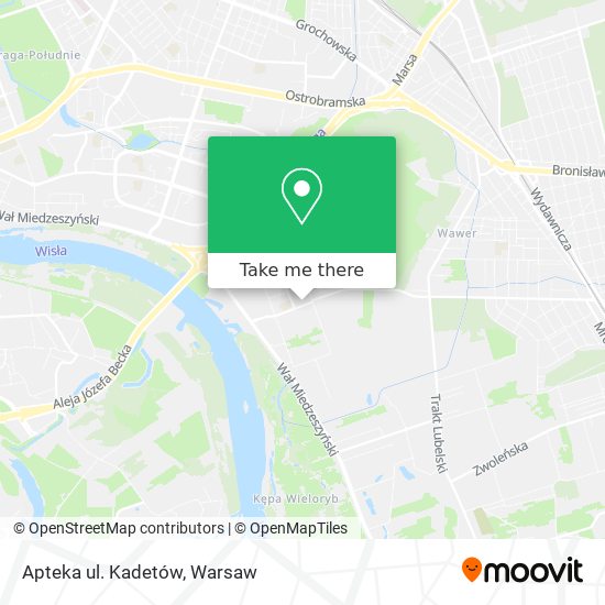 Карта Apteka ul. Kadetów