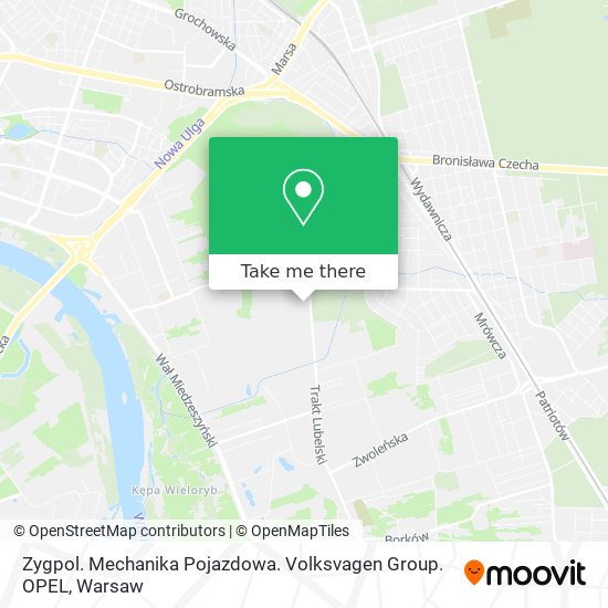 Zygpol. Mechanika Pojazdowa. Volksvagen Group. OPEL map