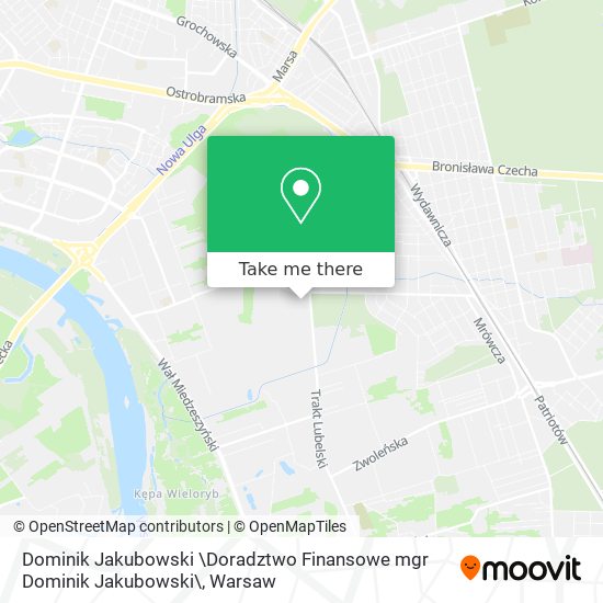 Карта Dominik Jakubowski \Doradztwo Finansowe mgr Dominik Jakubowski\