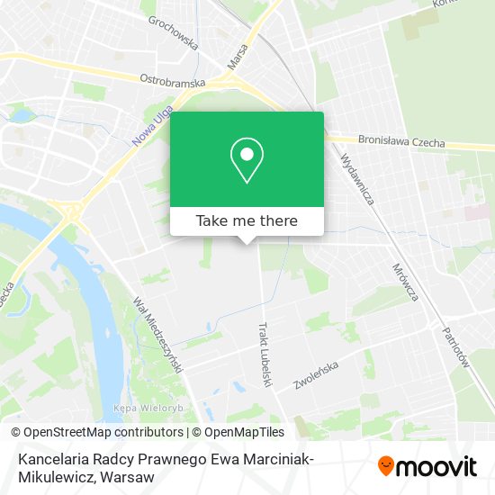 Kancelaria Radcy Prawnego Ewa Marciniak-Mikulewicz map