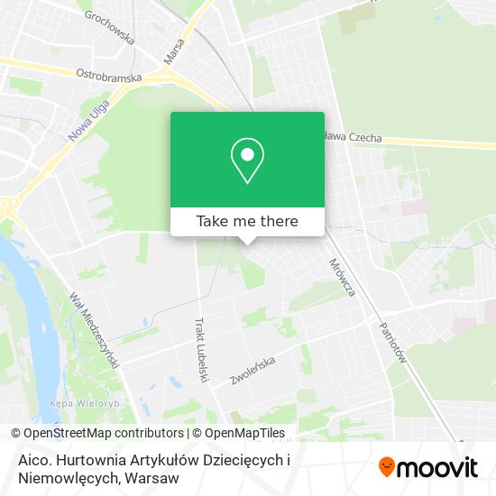 Aico. Hurtownia Artykułów Dziecięcych i Niemowlęcych map