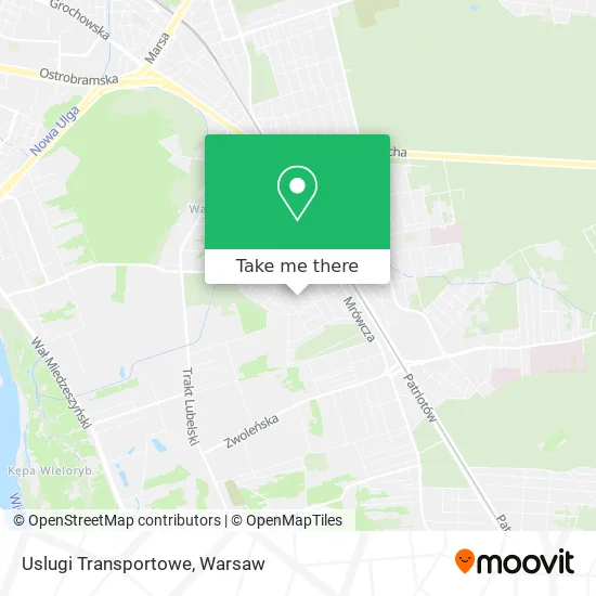 Карта Uslugi Transportowe