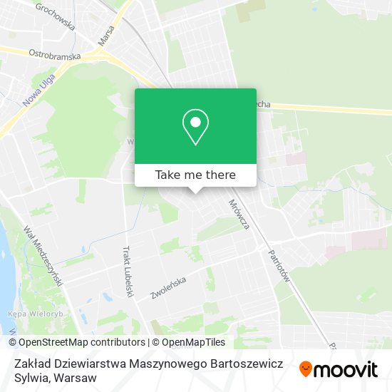 Zakład Dziewiarstwa Maszynowego Bartoszewicz Sylwia map