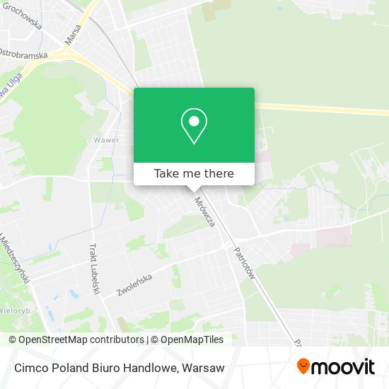 Cimco Poland Biuro Handlowe map