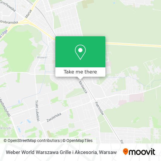 Weber World Warszawa Grille i Akcesoria map