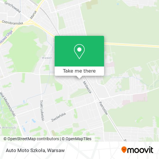 Auto Moto Szkoła map