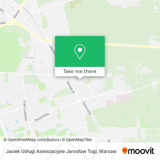 Jasiek Usługi Asenizacyjne Jarosław Tugi map