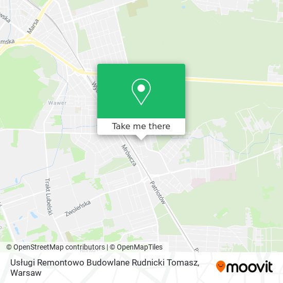 Usługi Remontowo Budowlane Rudnicki Tomasz map