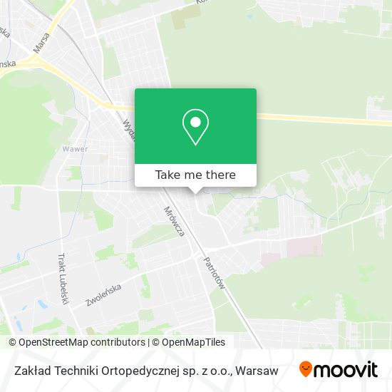 Zakład Techniki Ortopedycznej sp. z o.o. map