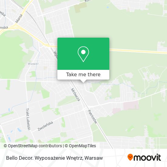 Bello Decor. Wyposażenie Wnętrz map