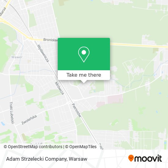 Adam Strzelecki Company map