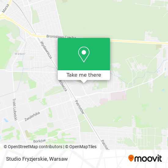 Studio Fryzjerskie map