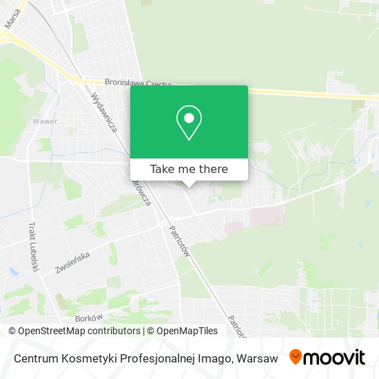 Centrum Kosmetyki Profesjonalnej Imago map