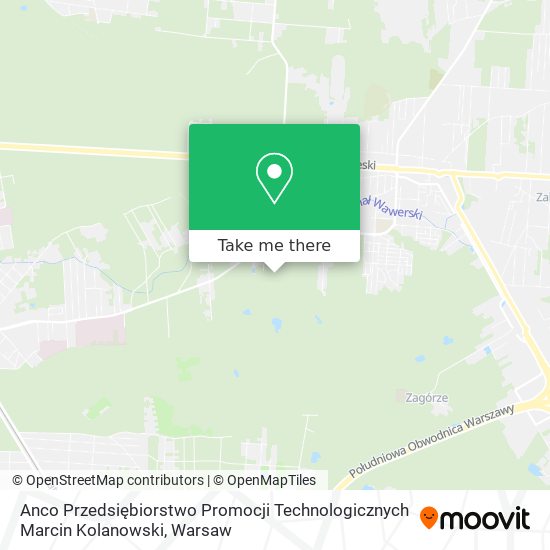 Anco Przedsiębiorstwo Promocji Technologicznych Marcin Kolanowski map