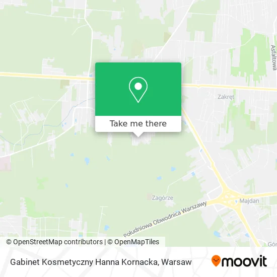 Карта Gabinet Kosmetyczny Hanna Kornacka