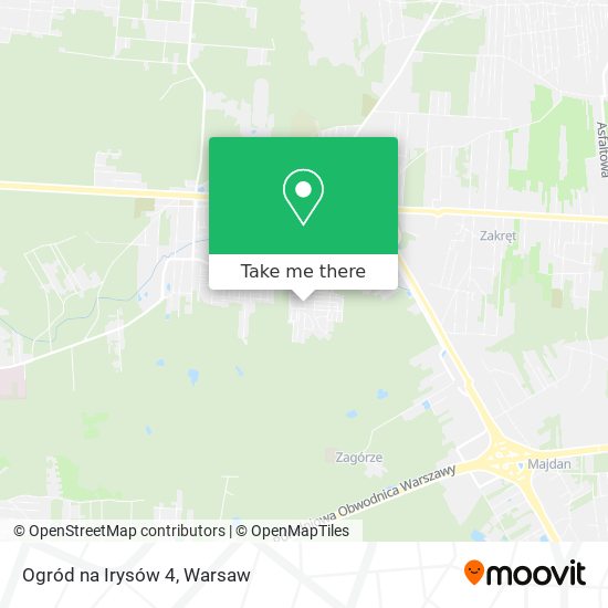 Ogród na Irysów 4 map