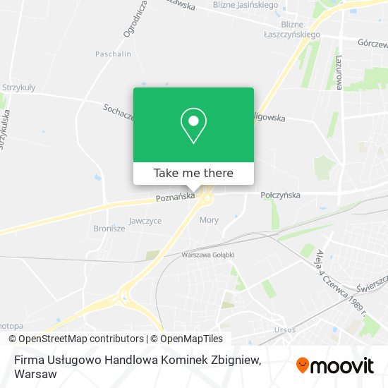 Firma Usługowo Handlowa Kominek Zbigniew map