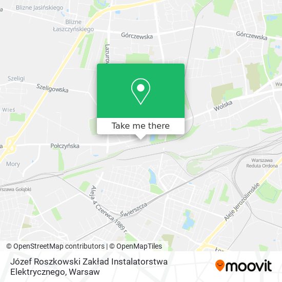 Józef Roszkowski Zakład Instalatorstwa Elektrycznego map