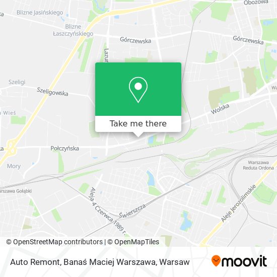 Auto Remont, Banaś Maciej Warszawa map